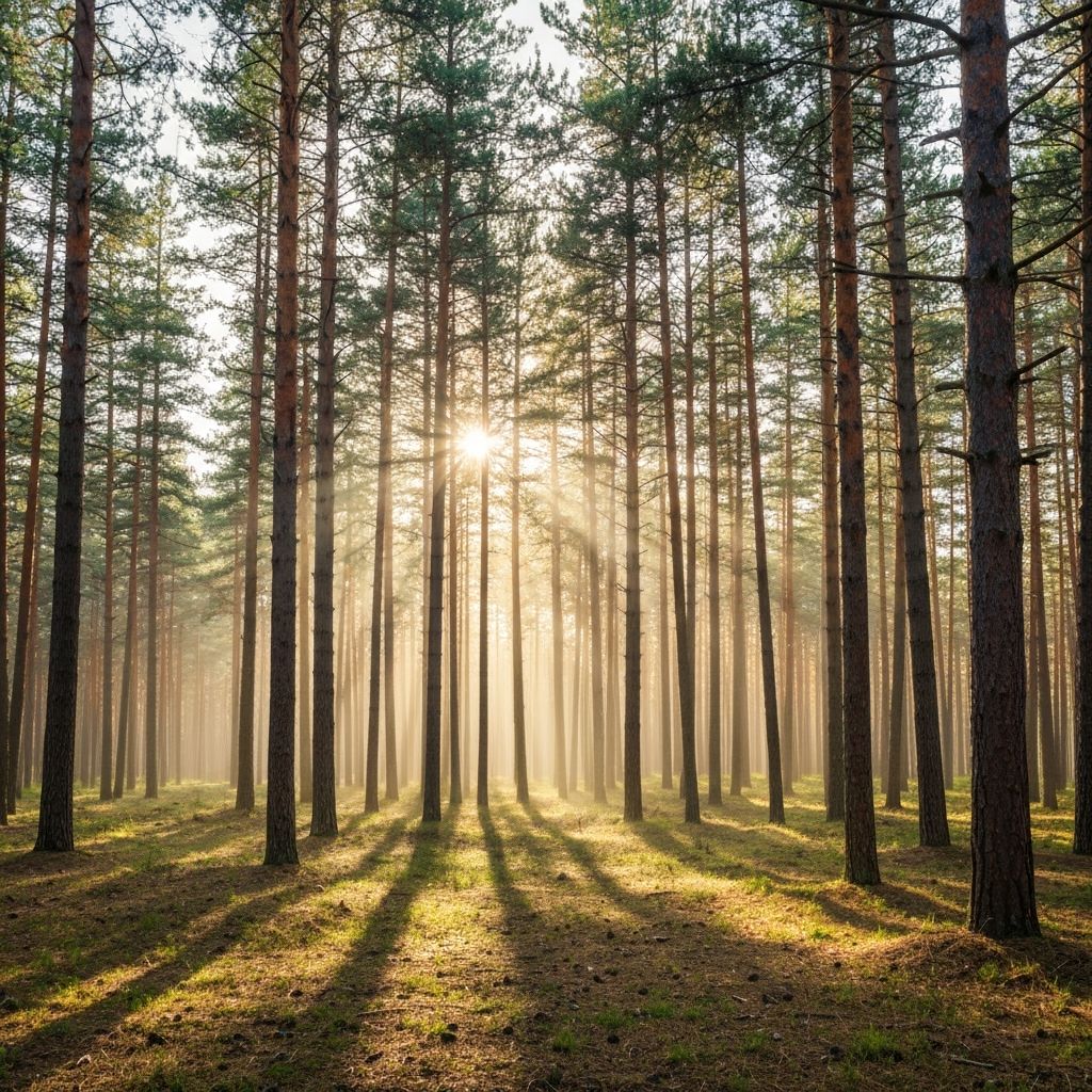 Сосновый лес