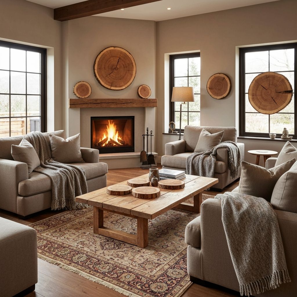 10 идей декора из спилов для уютного дома