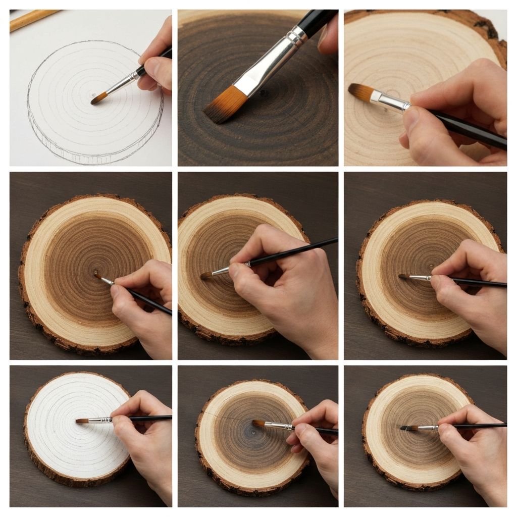 Роспись по дереву: техники для новичков